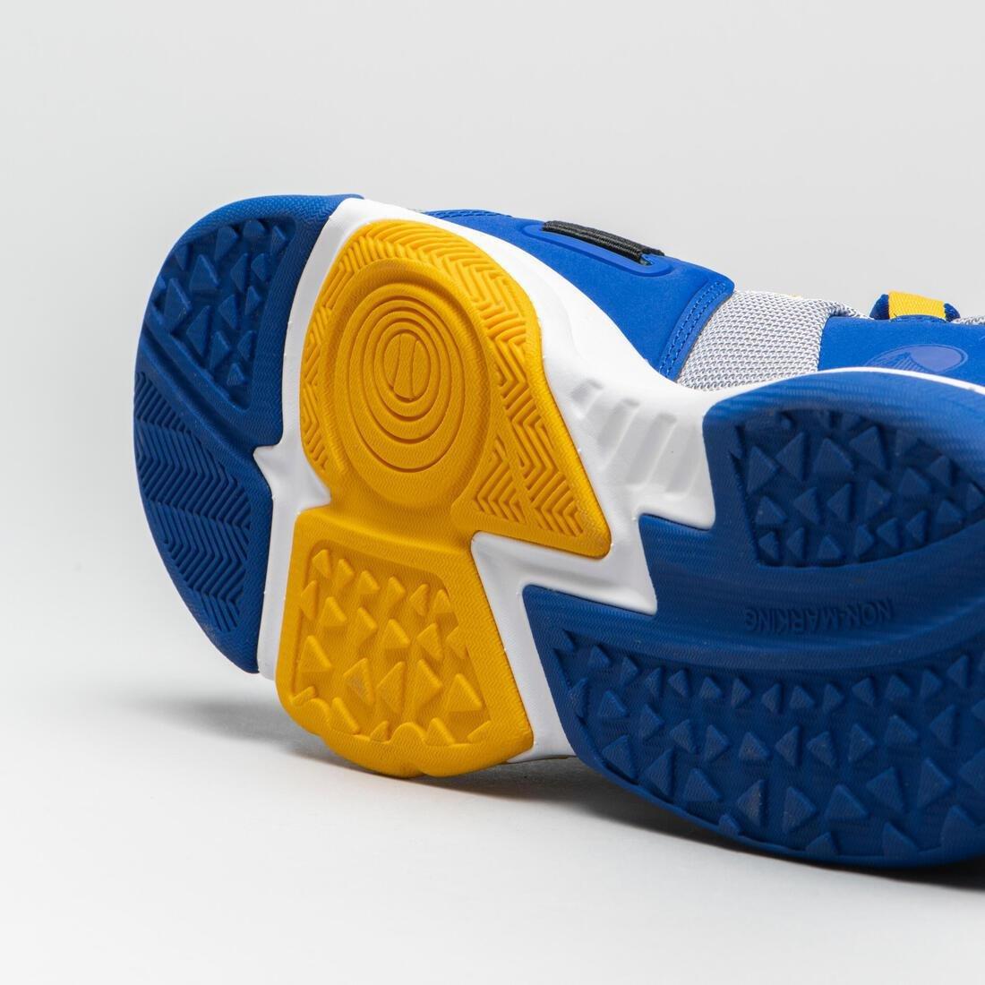 Kids' Basketball Shoes SS500M - Black NBA, White, No Color, large image number 5