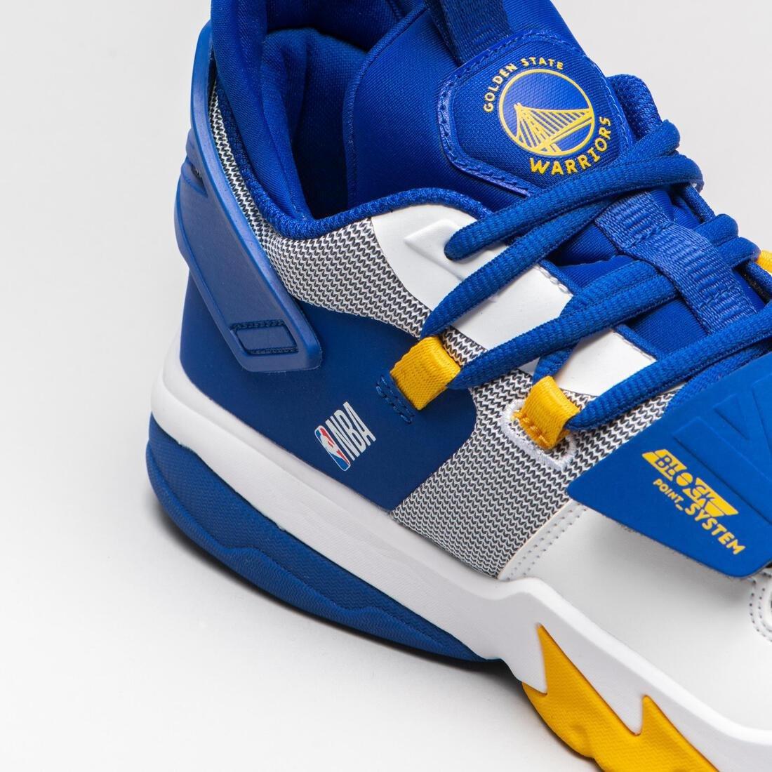 Kids' Basketball Shoes SS500M - Black NBA, White, No Color, large image number 6