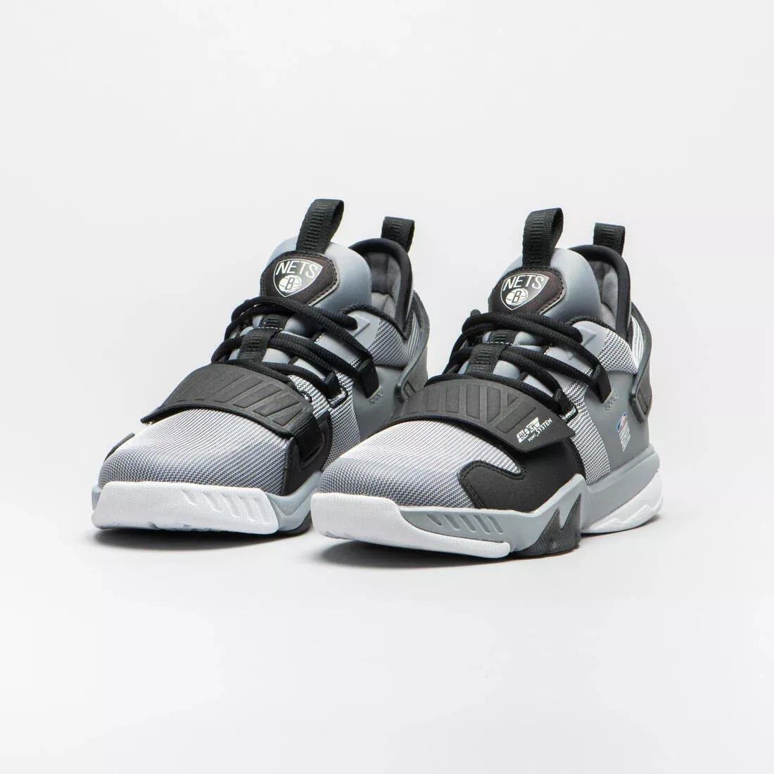 Kids' Basketball Shoes SS500M - Black NBA, White, No Color, large image number 13