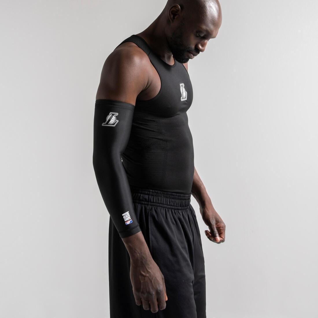 Basketball Elbow Gard E500 / NBA Los Angeles Lakers, Black, No Color, large image number 0
