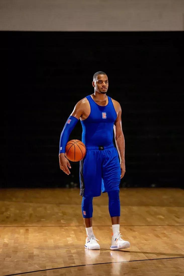 Adult Basketball Arm Sleeve E500 - NBA Los Angeles Lakers, Green, No Color, large image number 3