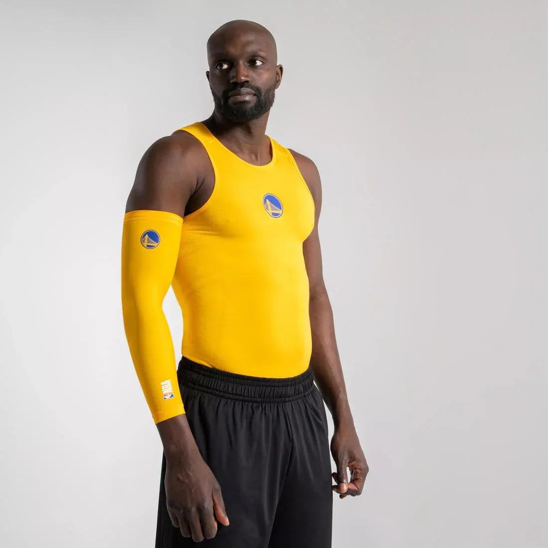 Adult Basketball Arm Sleeve E500 - NBA Los Angeles Lakers, Green, No Color, large image number 6