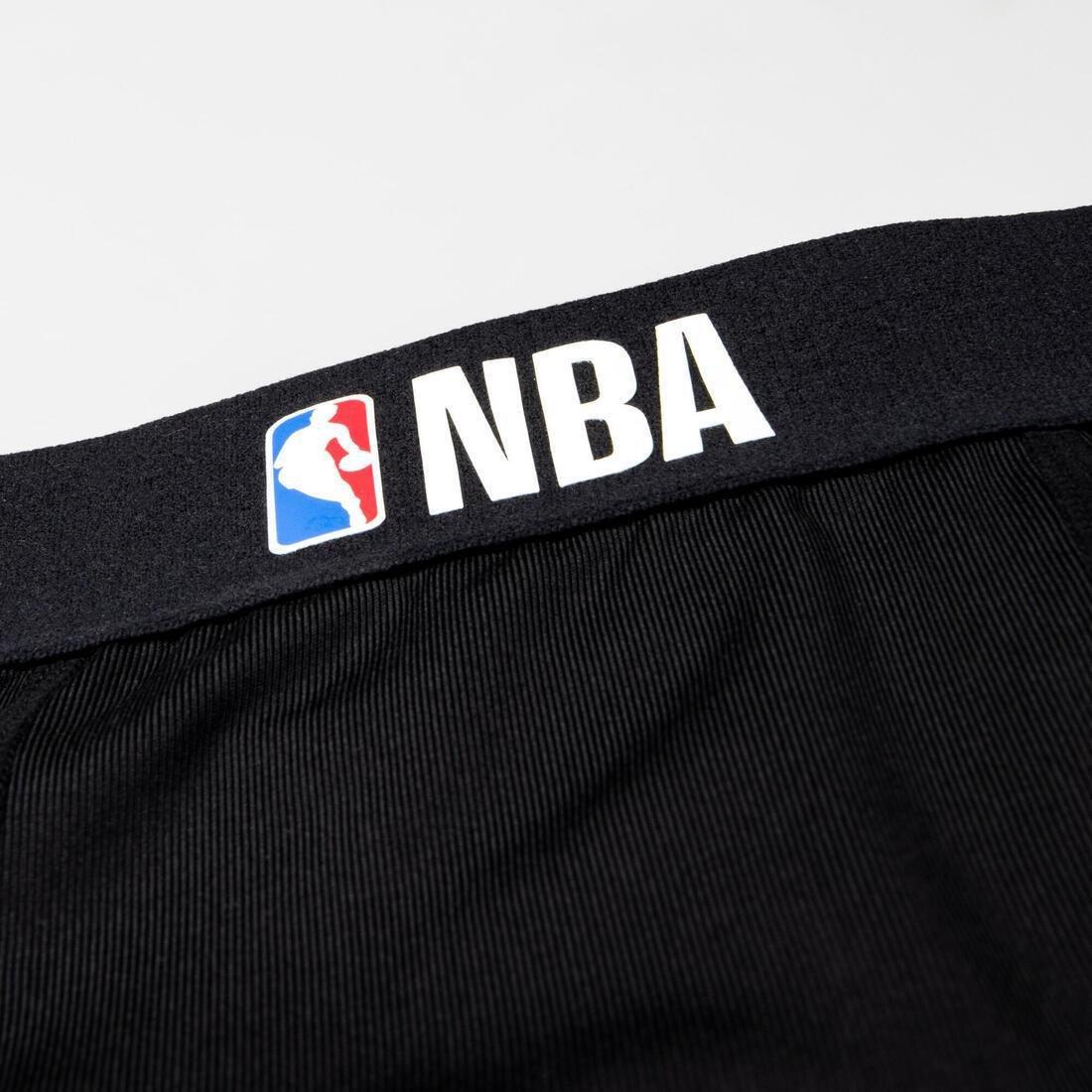 Men's Base Layer Capri Basketball Leggings, Black, No Color, large image number 2