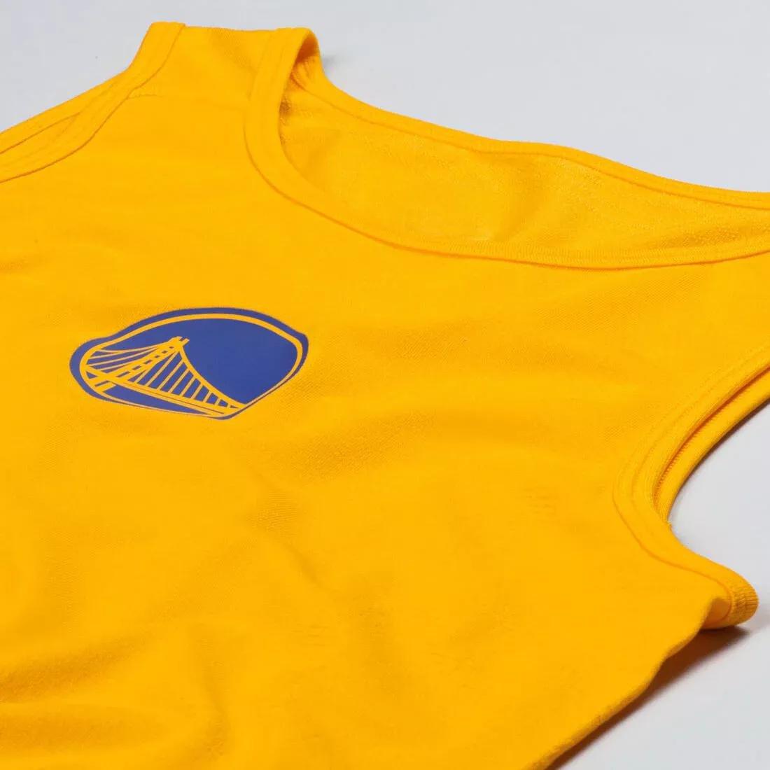 Mens Slim FitBasketball Base Layer Jersey Ut500, Sunflower, No Color, large image number 11
