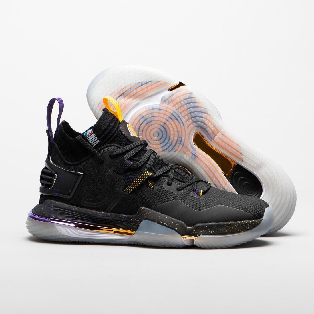Mid-Rise Basketball Shoes Se900, Black, No Color, large image number 2