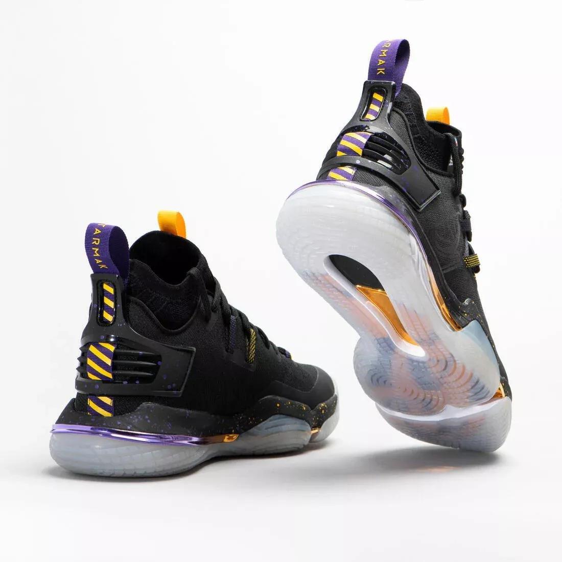 Mid-Rise Basketball Shoes Se900, Black, No Color, large image number 14