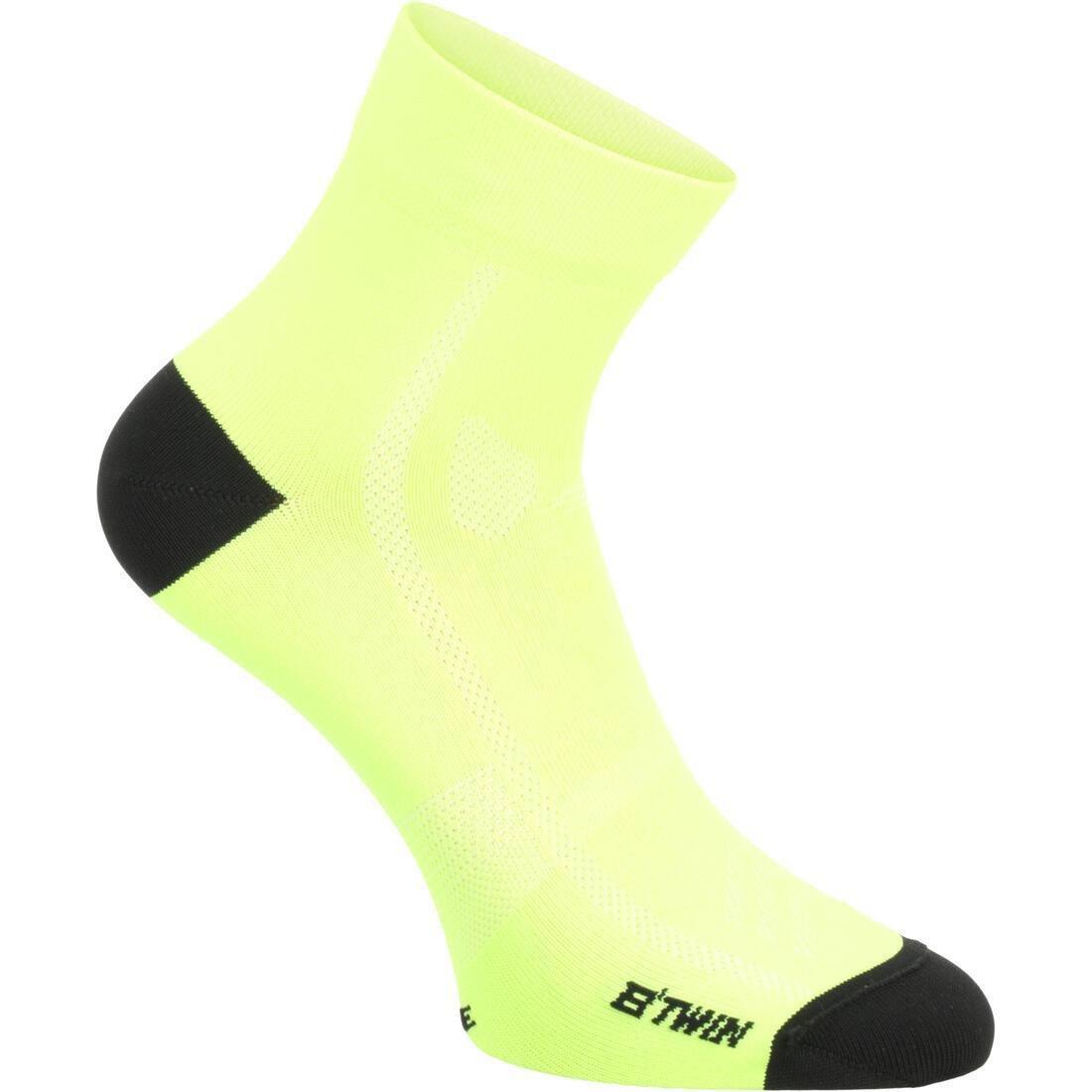 Roadr 500 Cycling Socks, Black, No Color, large image number 7