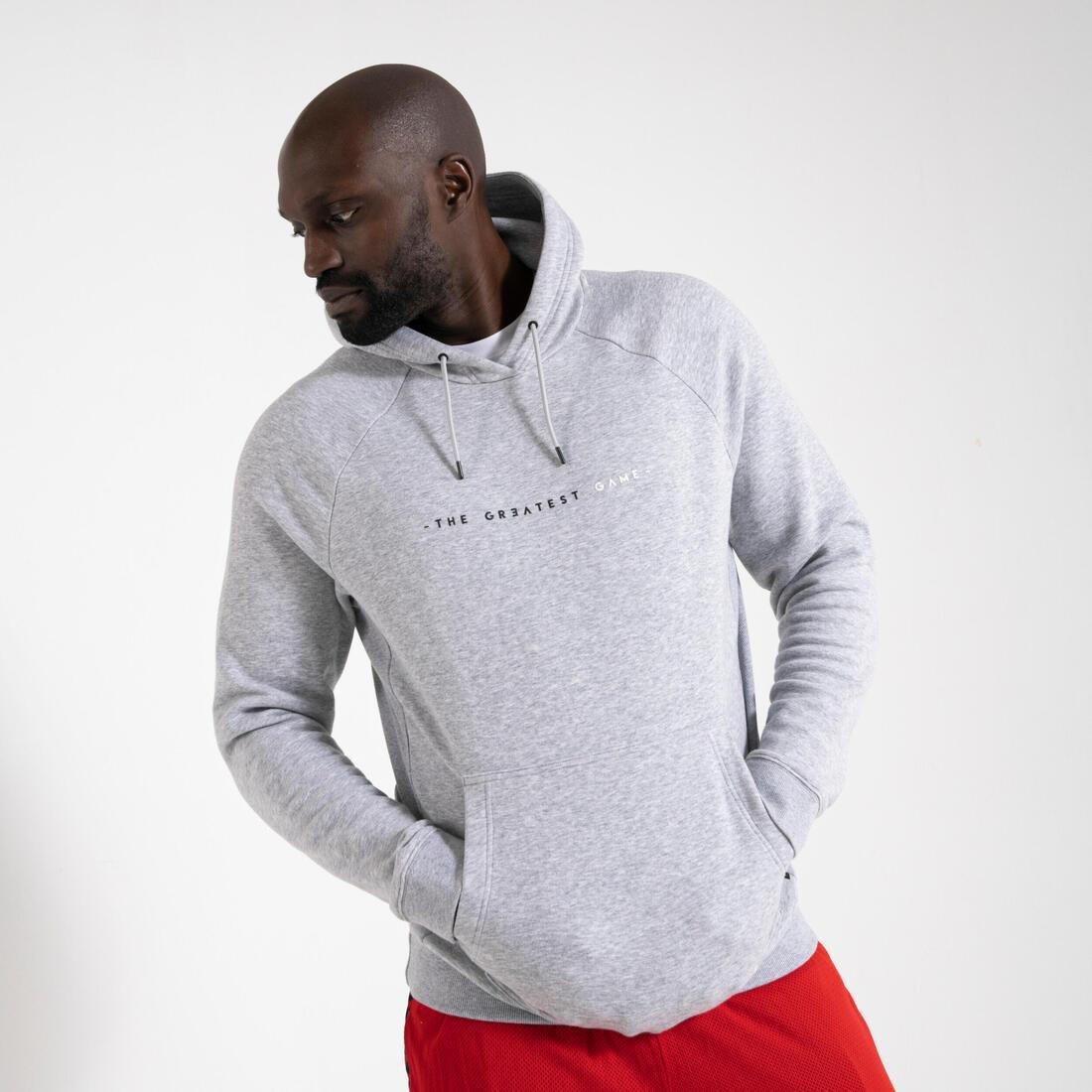 Basketball Hoodie - H100, Blue, , large image number 1