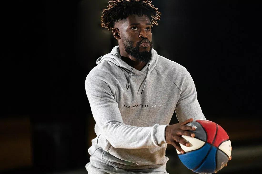 Basketball Hoodie - H100, Blue, , large image number 12