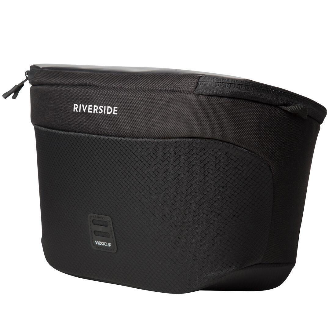 500 6 L saddle bag, Black, , medium