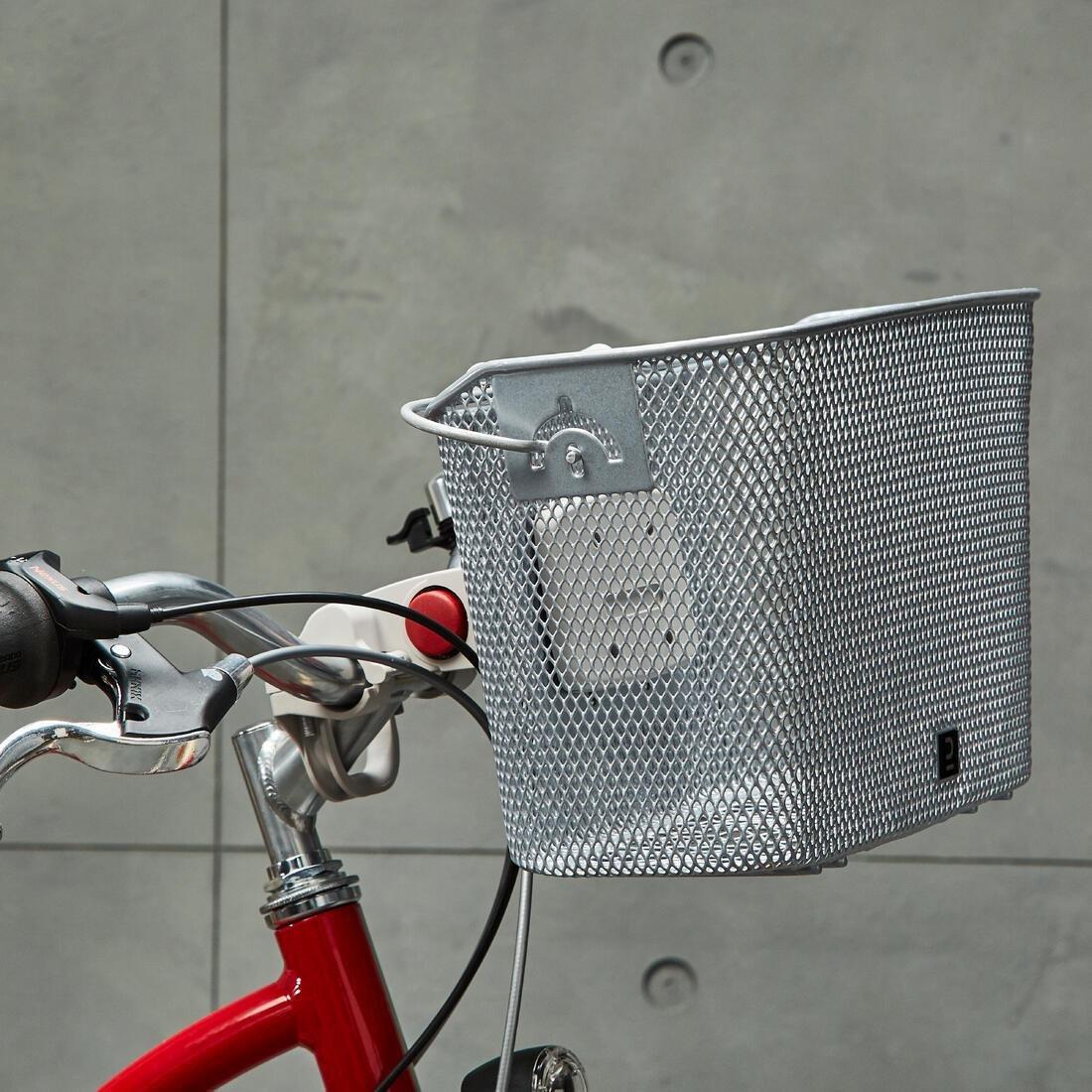 Kids Metal Bike Basket, Grey, No Color, large image number 10
