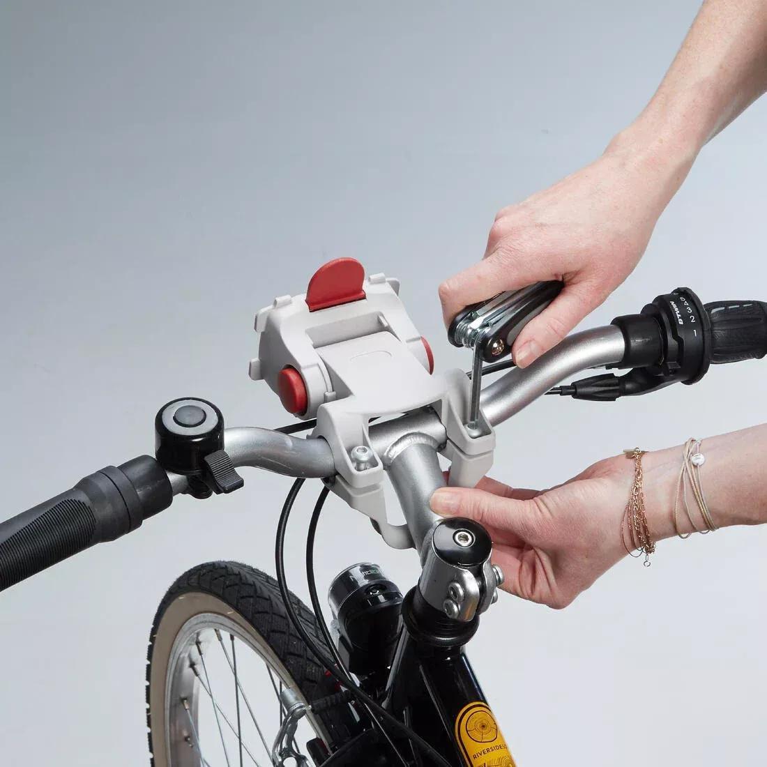 Kids Metal Bike Basket, Grey, No Color, large image number 12