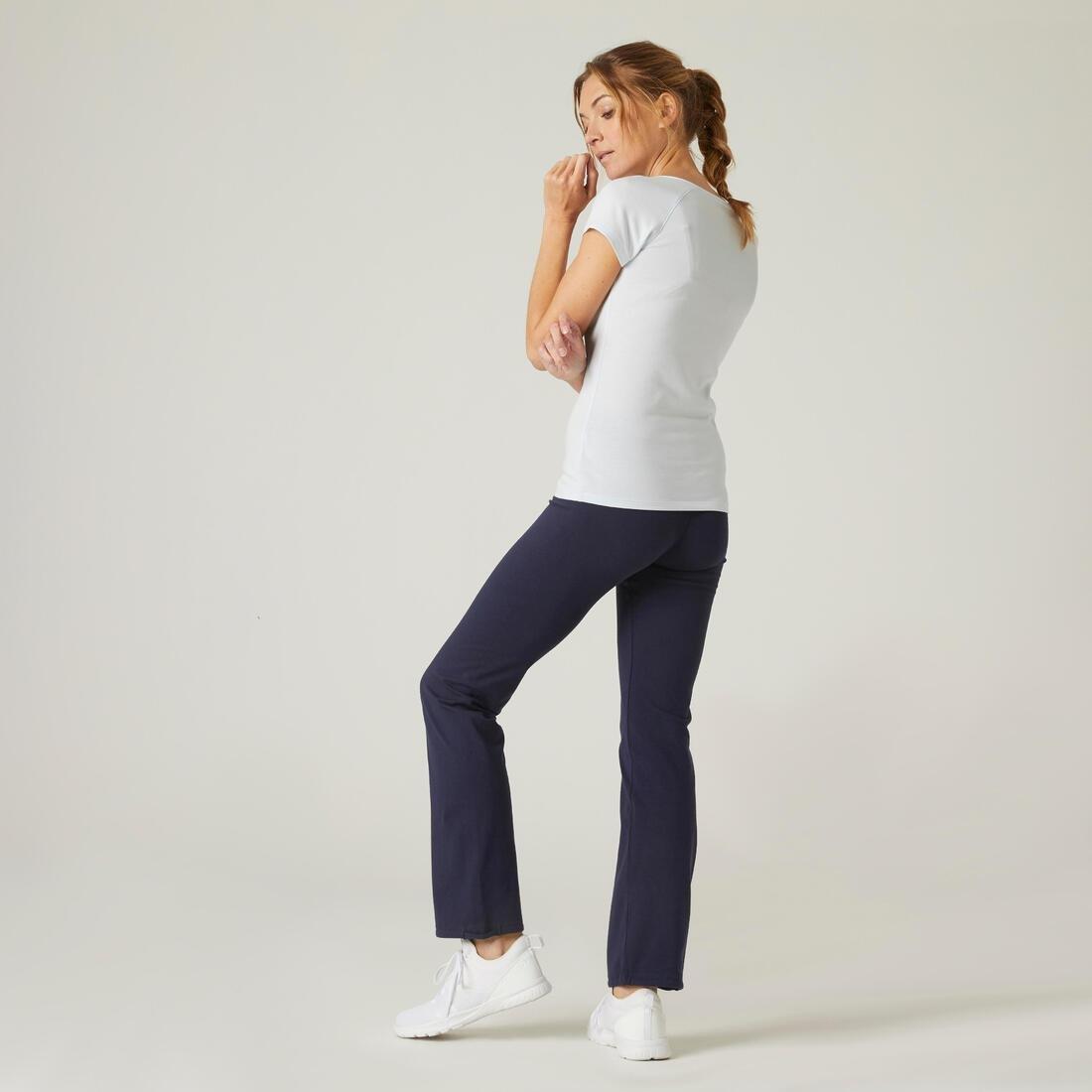 Women Fitness Adjustable Ankle Leggings, Blue, , large image number 10