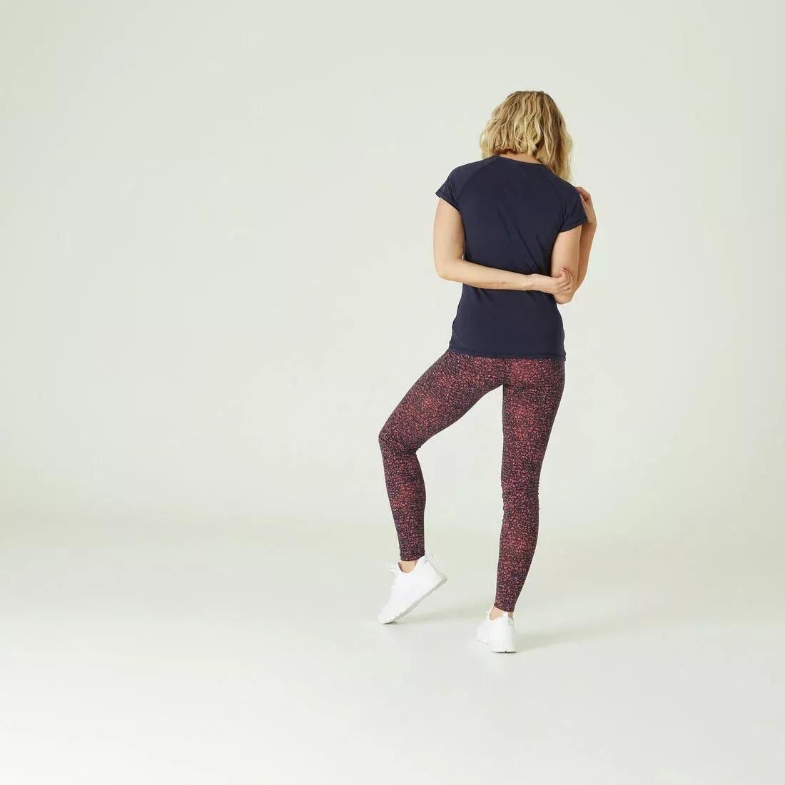 Fitness Cotton Leggings - Fit+, Blue, No Color, large image number 9