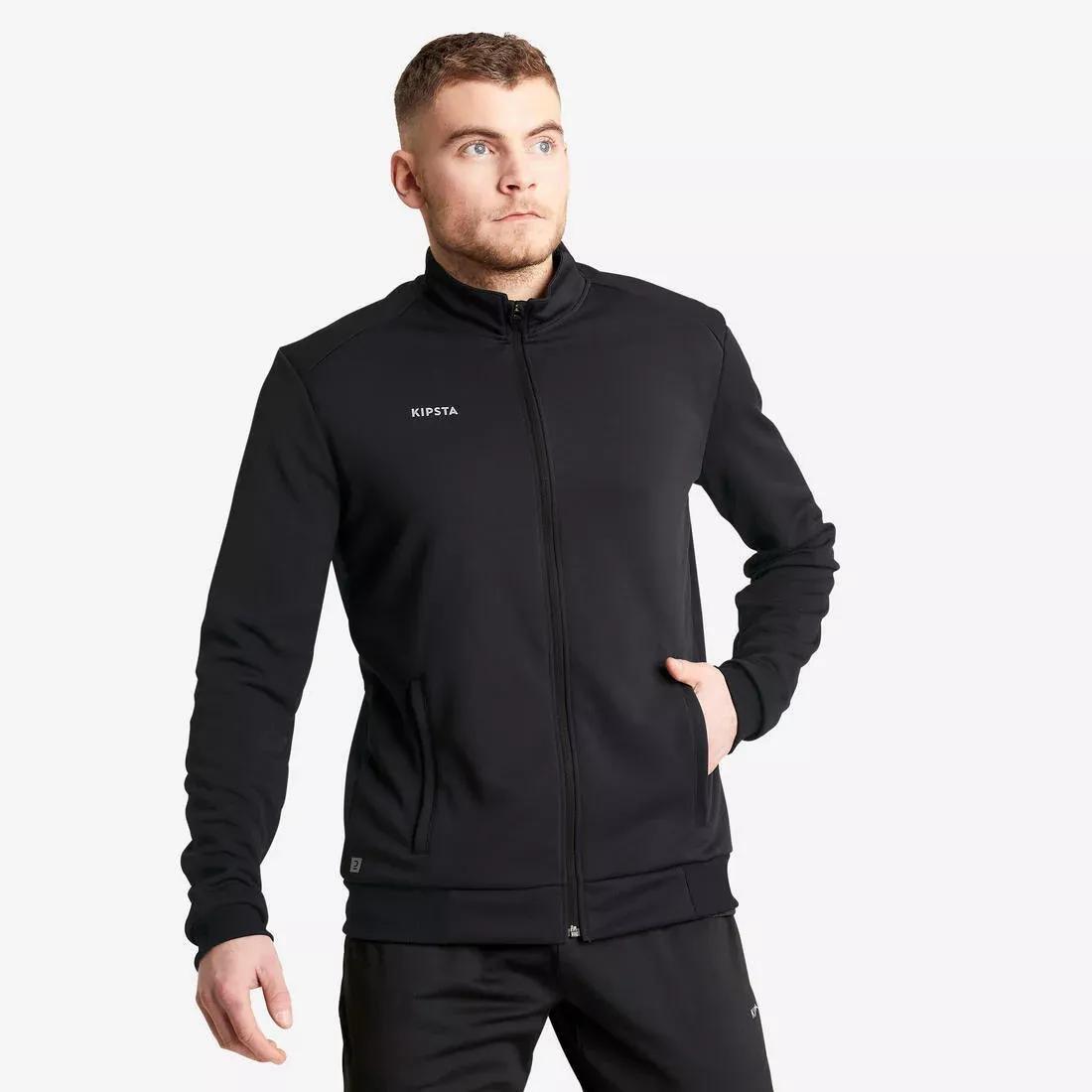 Men Football Training Jacket Essential, Navy, No Color, medium