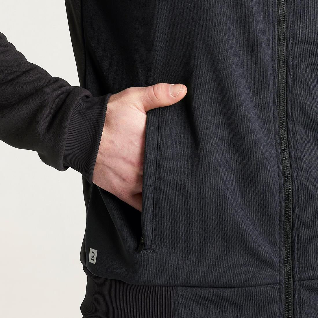 Men Football Training Jacket Essential, Navy, , large image number 3