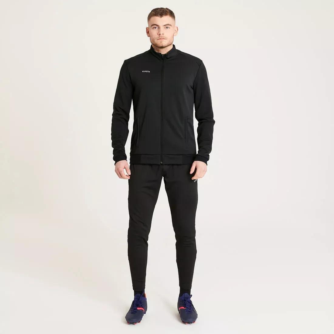 Men Football Training Jacket Essential, Navy, , large image number 4