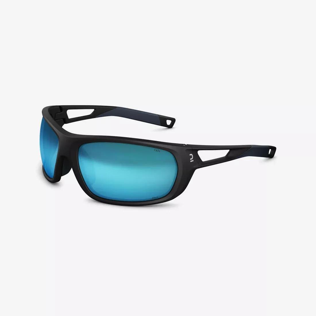CARBON GREY Adults Hiking Sunglasses - MH580 - Polarising Category 4, No Color, large image number 4