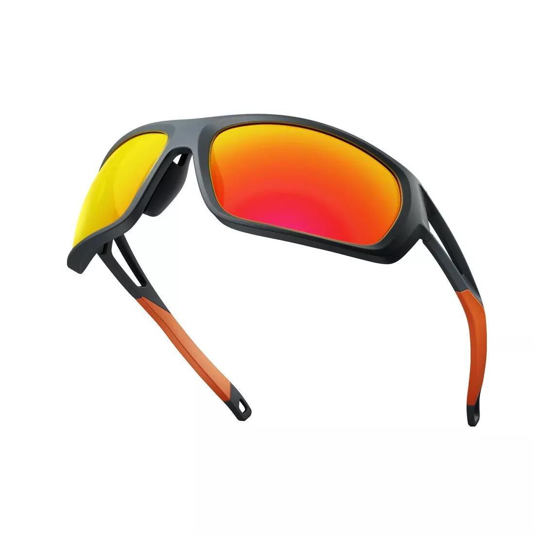 CARBON GREY Adults Hiking Sunglasses - MH580 - Polarising Category 4, No Color, large image number 14