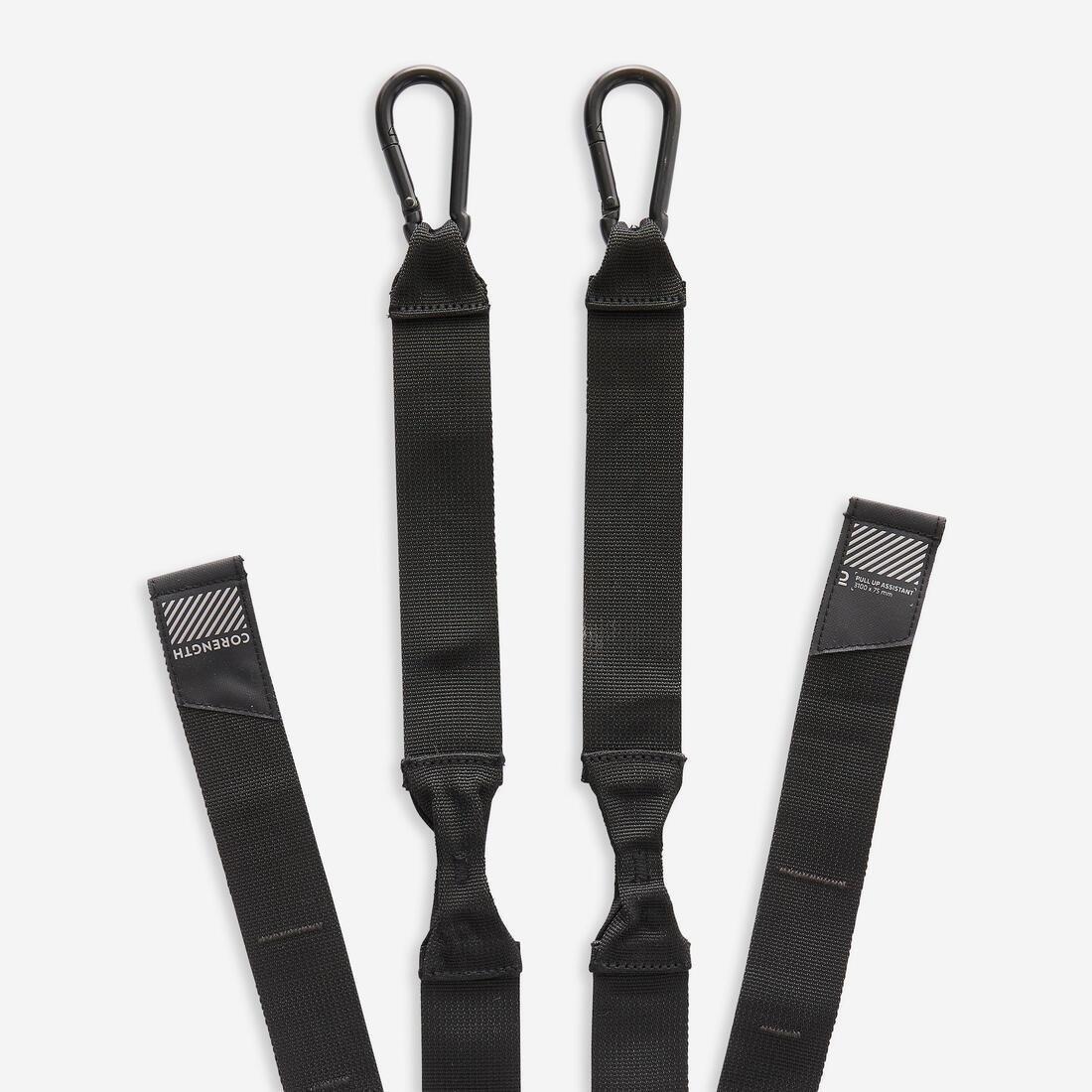 Adjustable Band For Pull-Up Assistance, Black, No Color, large image number 3