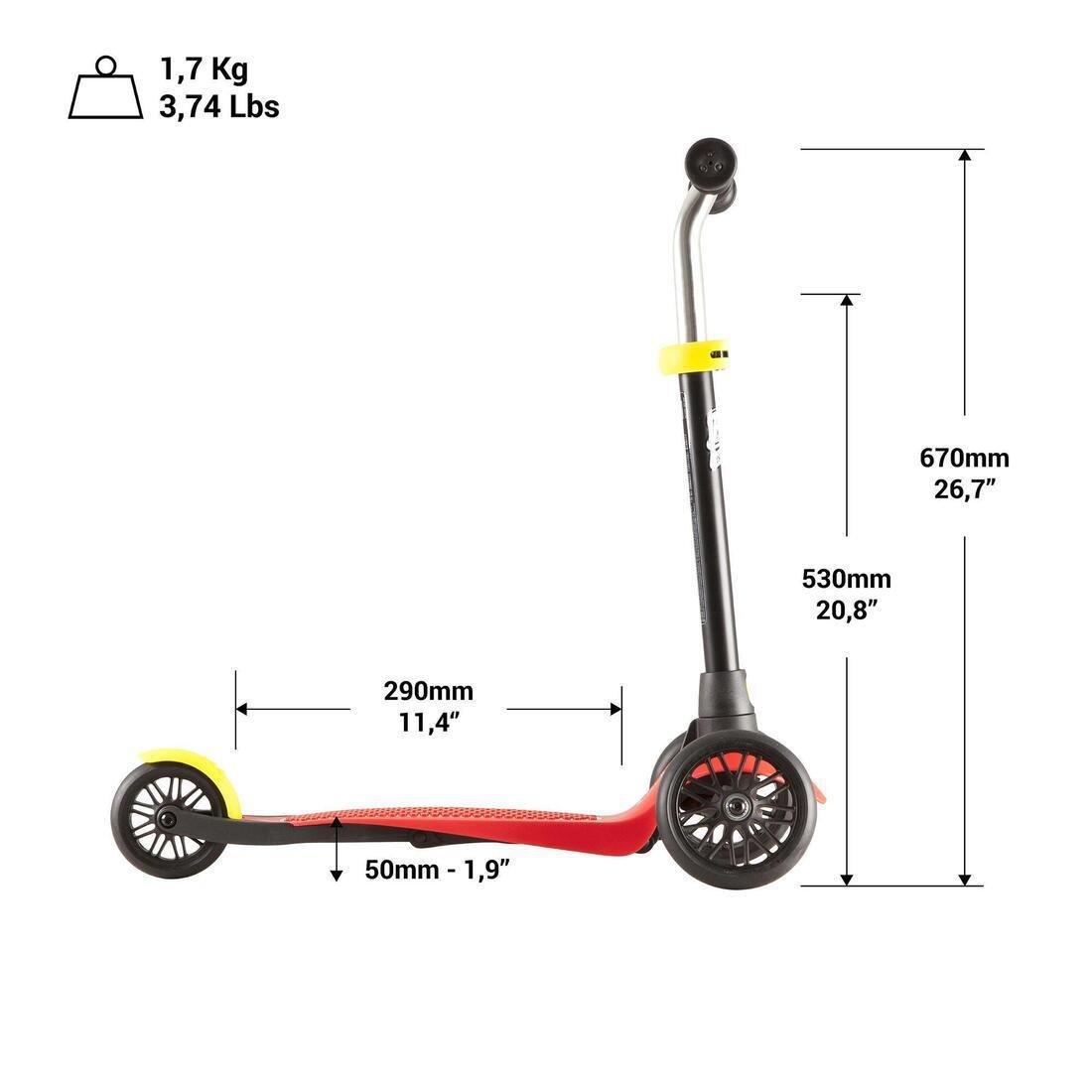 Shell For 3-Wheeled B1 Scooter, Blue, No Color, large image number 3