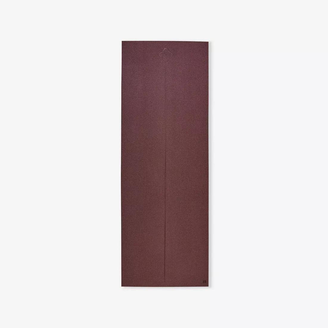 Comfort Yoga Mat, Burgundy, No Color, large image number 1