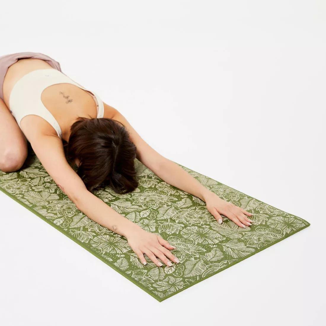 Comfort Yoga Mat, Burgundy, No Color, large image number 5