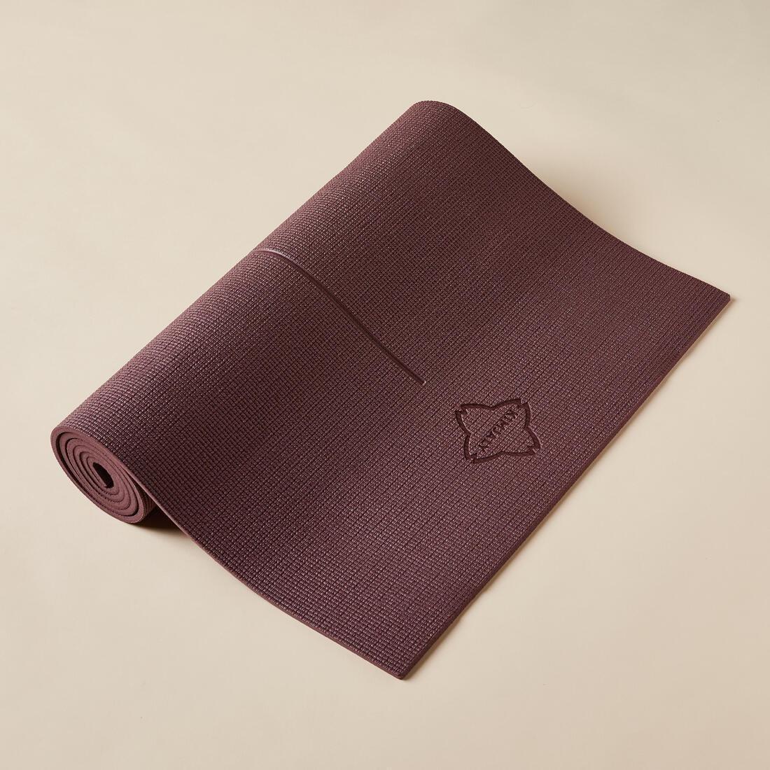 Comfort Yoga Mat, Burgundy, No Color, large image number 9