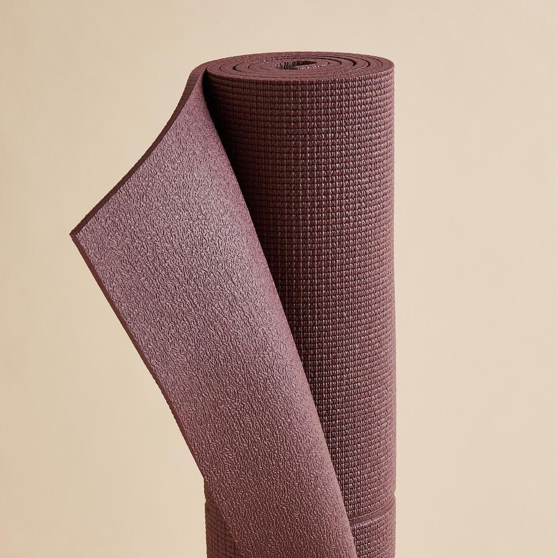 Comfort Yoga Mat, Burgundy, No Color, large image number 11