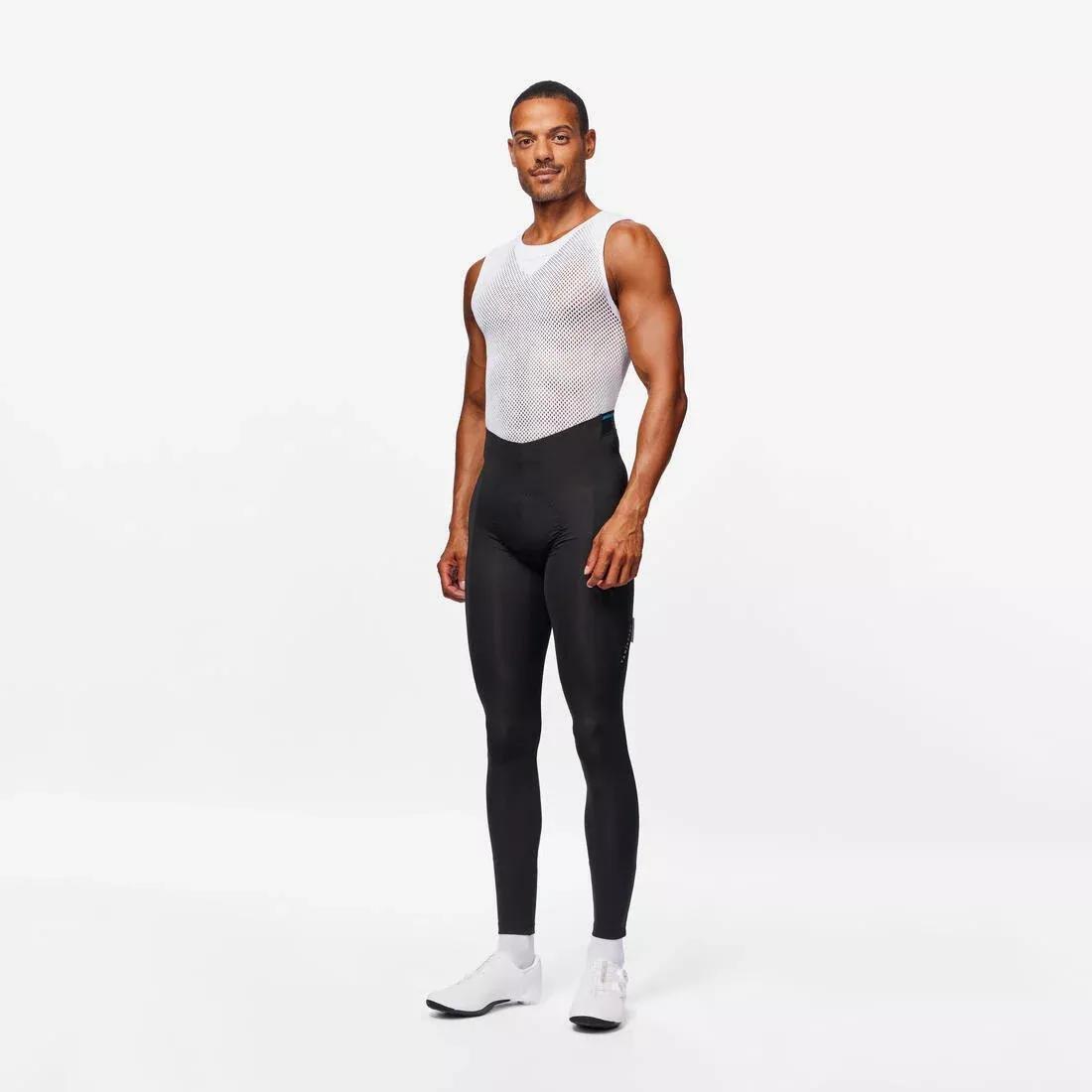Men Cycling Tights Rc100, Black, , large image number 0