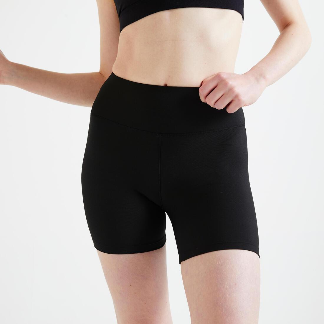 DOMYOS - Extra S  Slim Fitness Shorts, Black