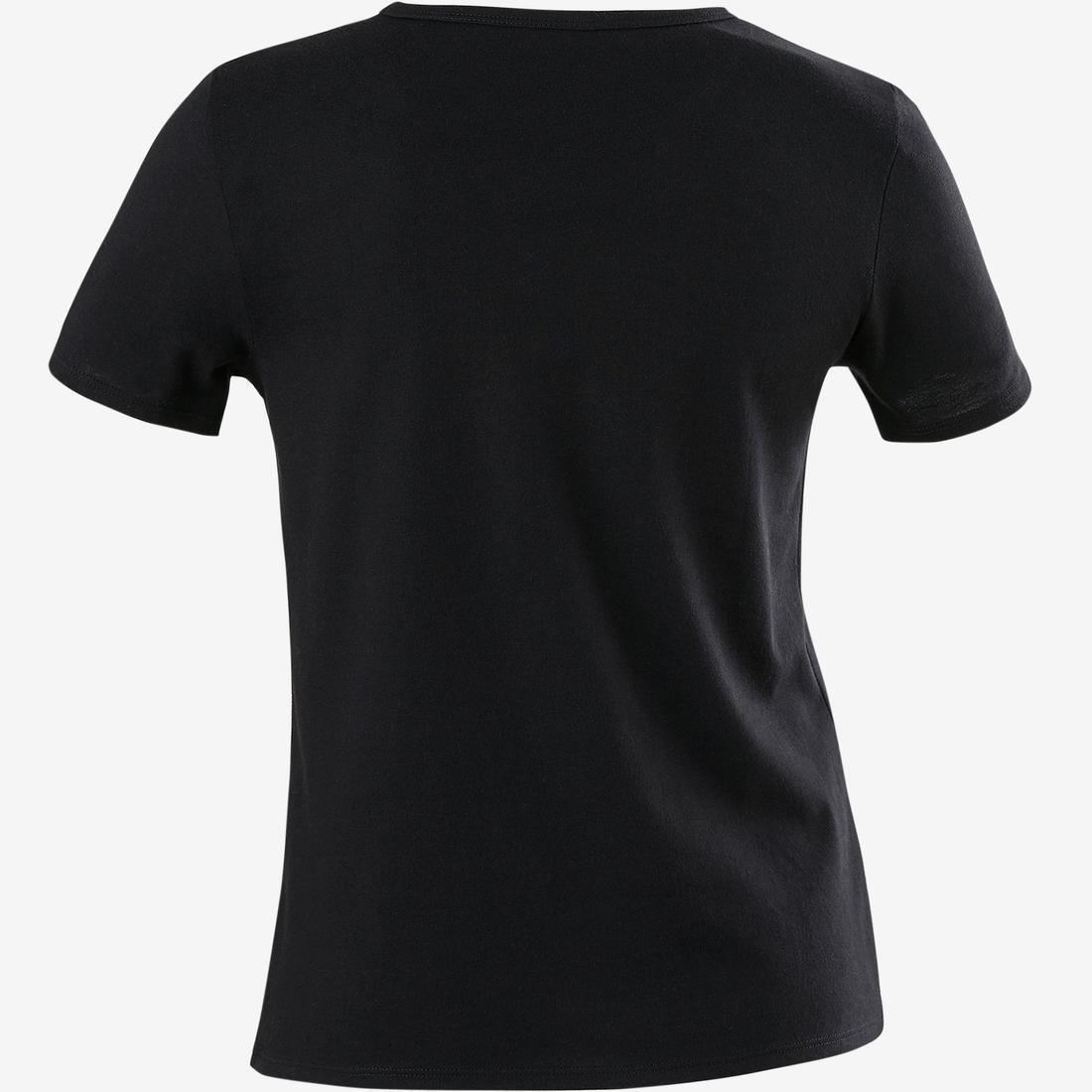 Girls Short-Sleeved Gym T-Shirt 100 Print, Snow White, , large image number 7
