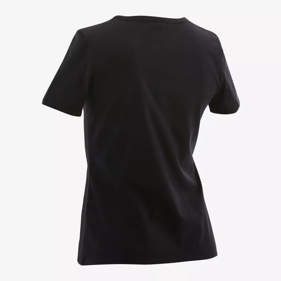 Girls Short-Sleeved Gym T-Shirt 100 Print, Snow White, No Color, large image number 8