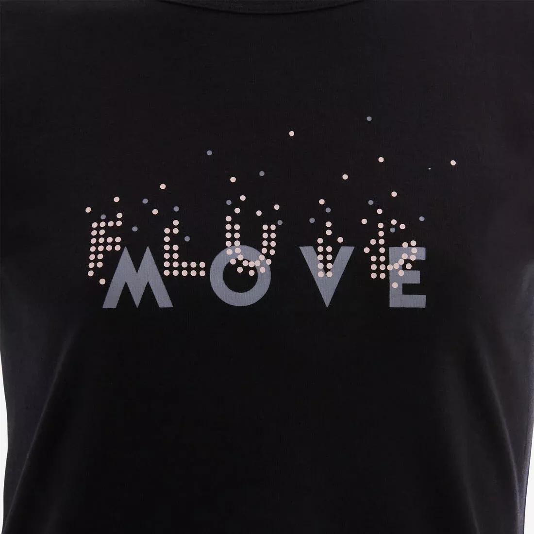 Girls Short-Sleeved Gym T-Shirt 100 Print, Snow White, , large image number 10