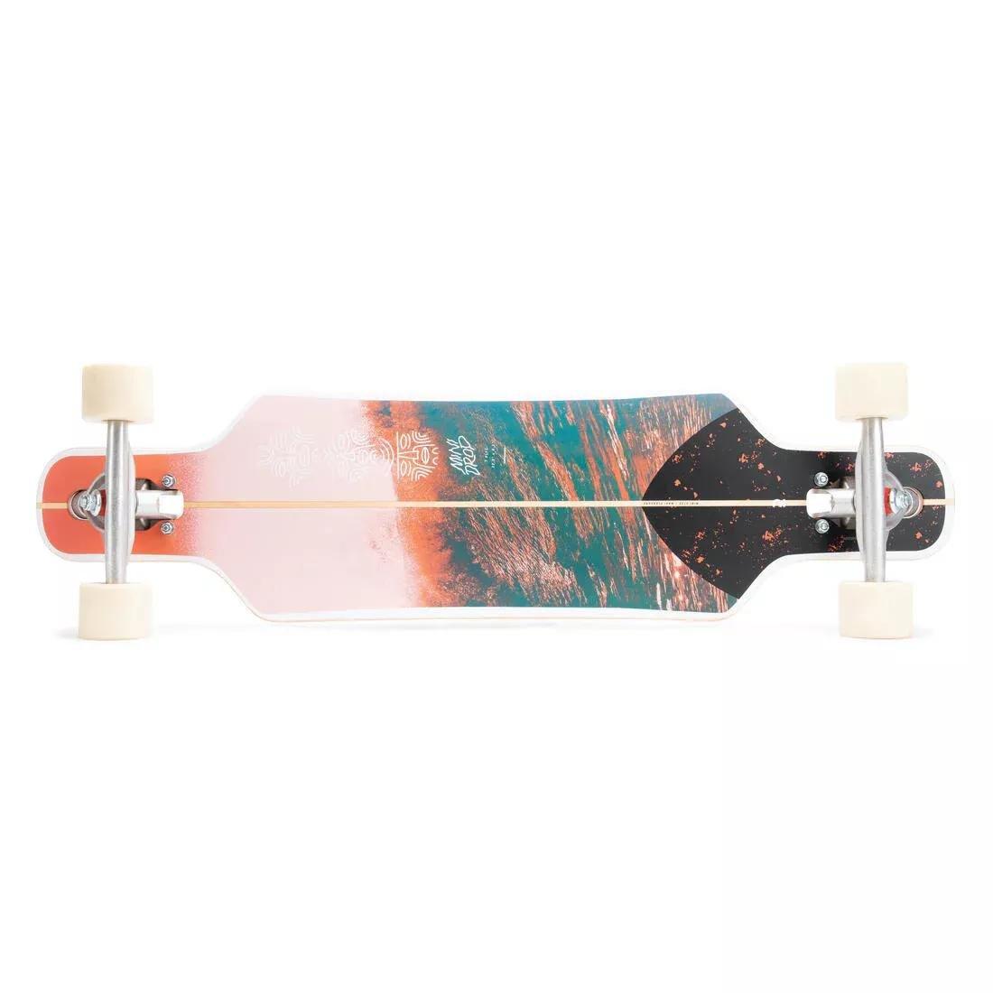 CORAL RED Longboard 100 Drop - Floral, No Color, large image number 11