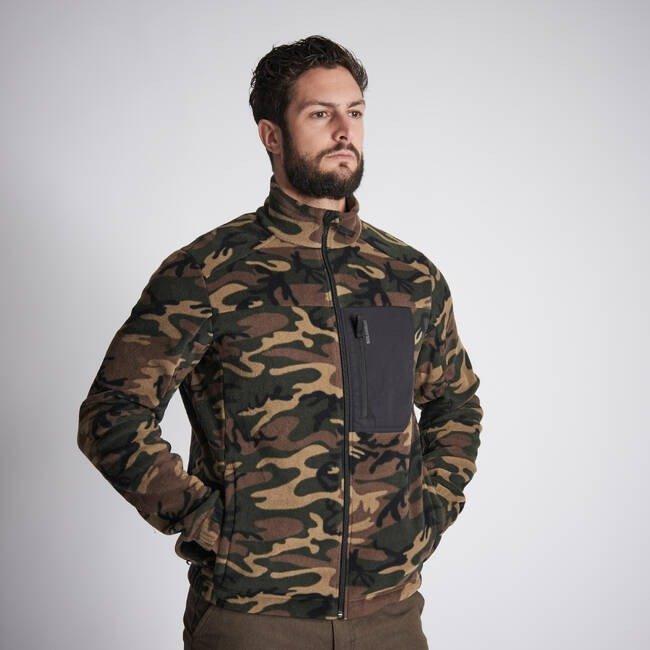 KHAKI HUNTING FLEECE 500, 5401_000, large image number 1