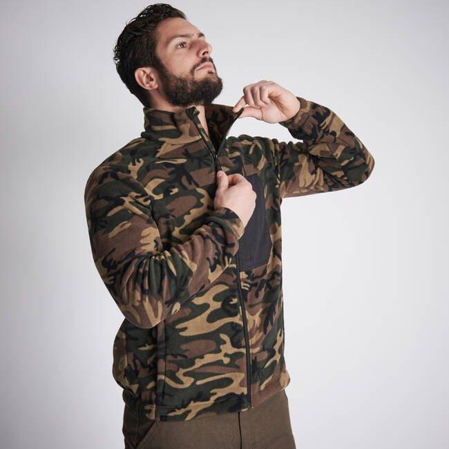 KHAKI HUNTING FLEECE 500, 5401_000, large image number 2