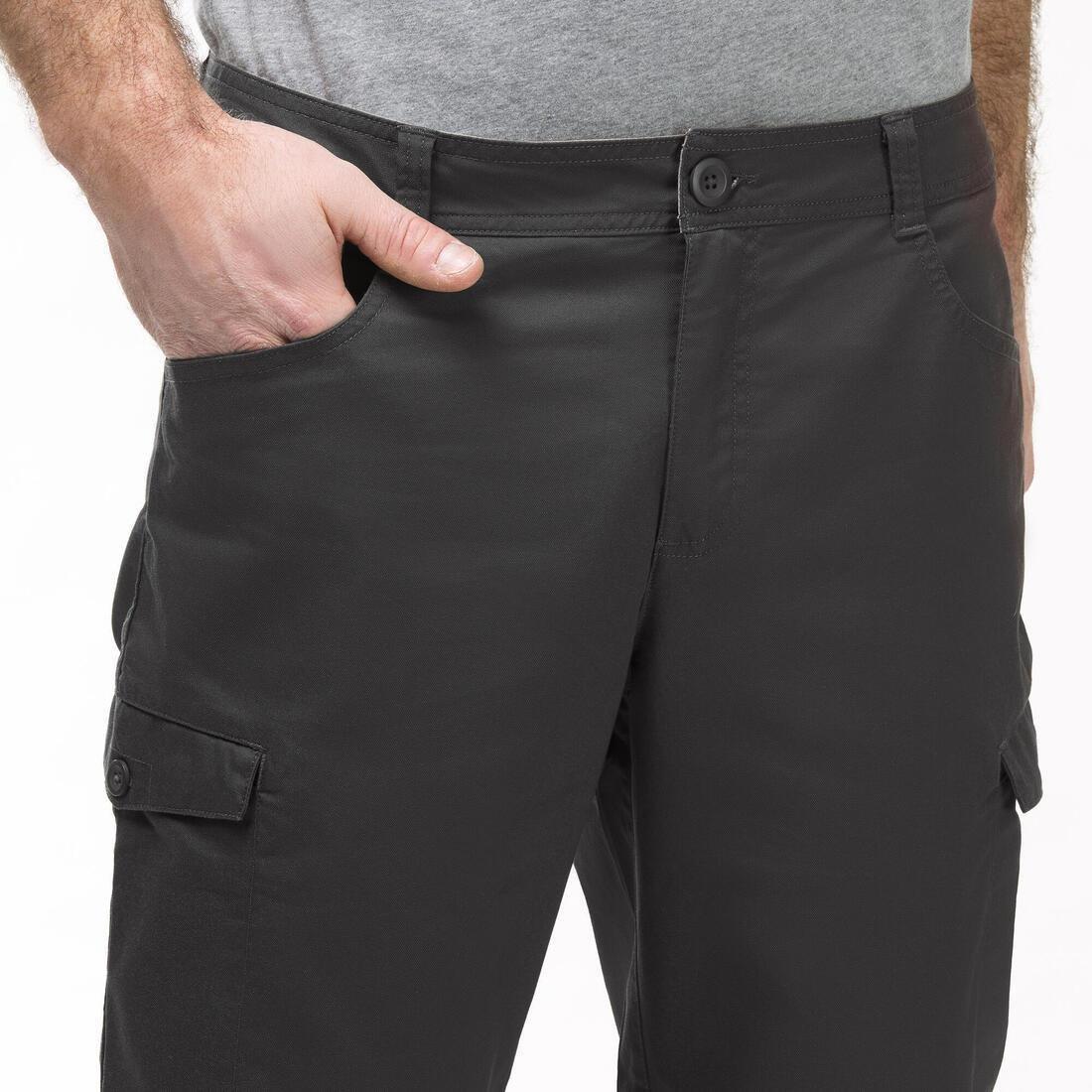 Men's Country Walking Bermuda Shorts - Nh500 Fresh, Carbon Grey, No Color, large image number 5