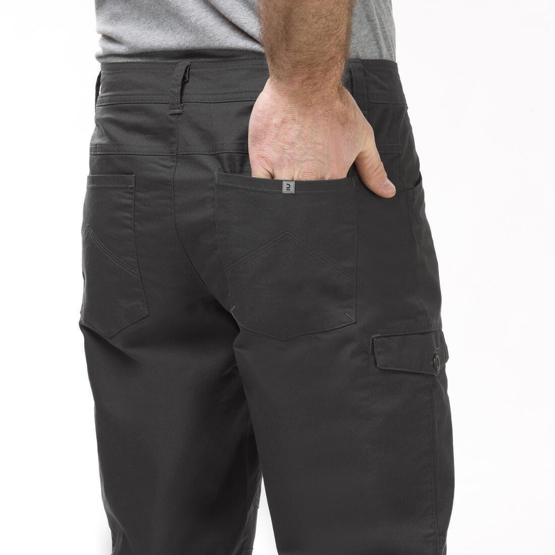 Men's Country Walking Bermuda Shorts - Nh500 Fresh, Carbon Grey, , large image number 6