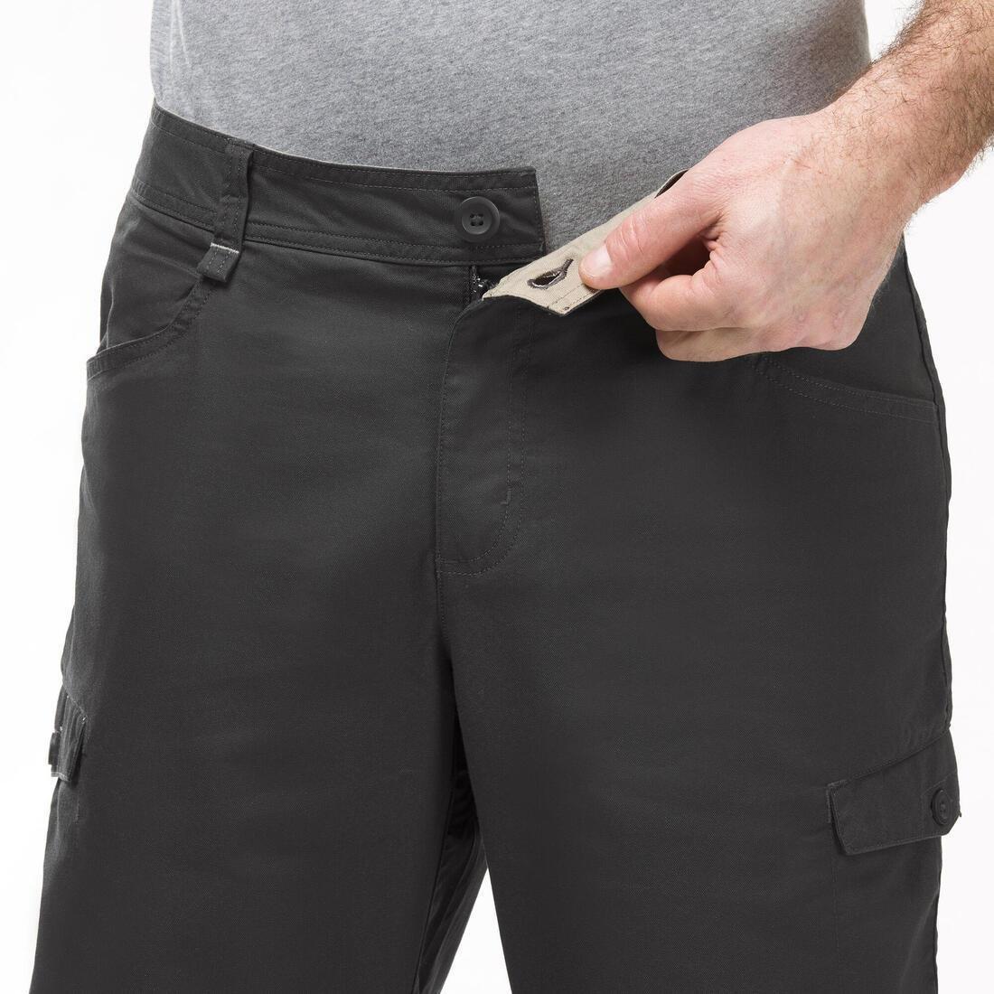 Men's Country Walking Bermuda Shorts - Nh500 Fresh, Carbon Grey, No Color, large image number 7