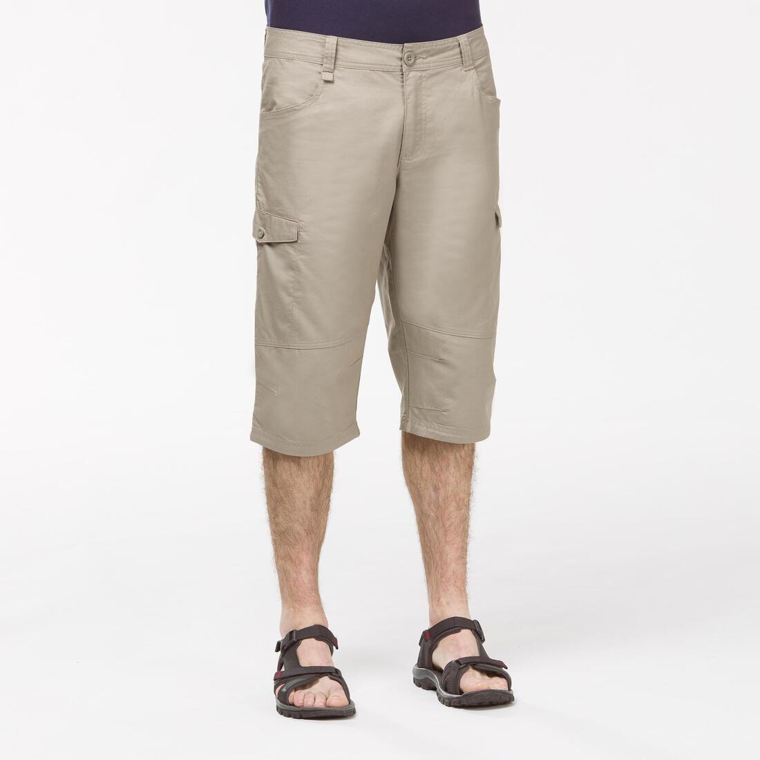 QUECHUA - Men's  Country Walking Bermuda Shorts - Nh500 Fresh, Iced Coffee