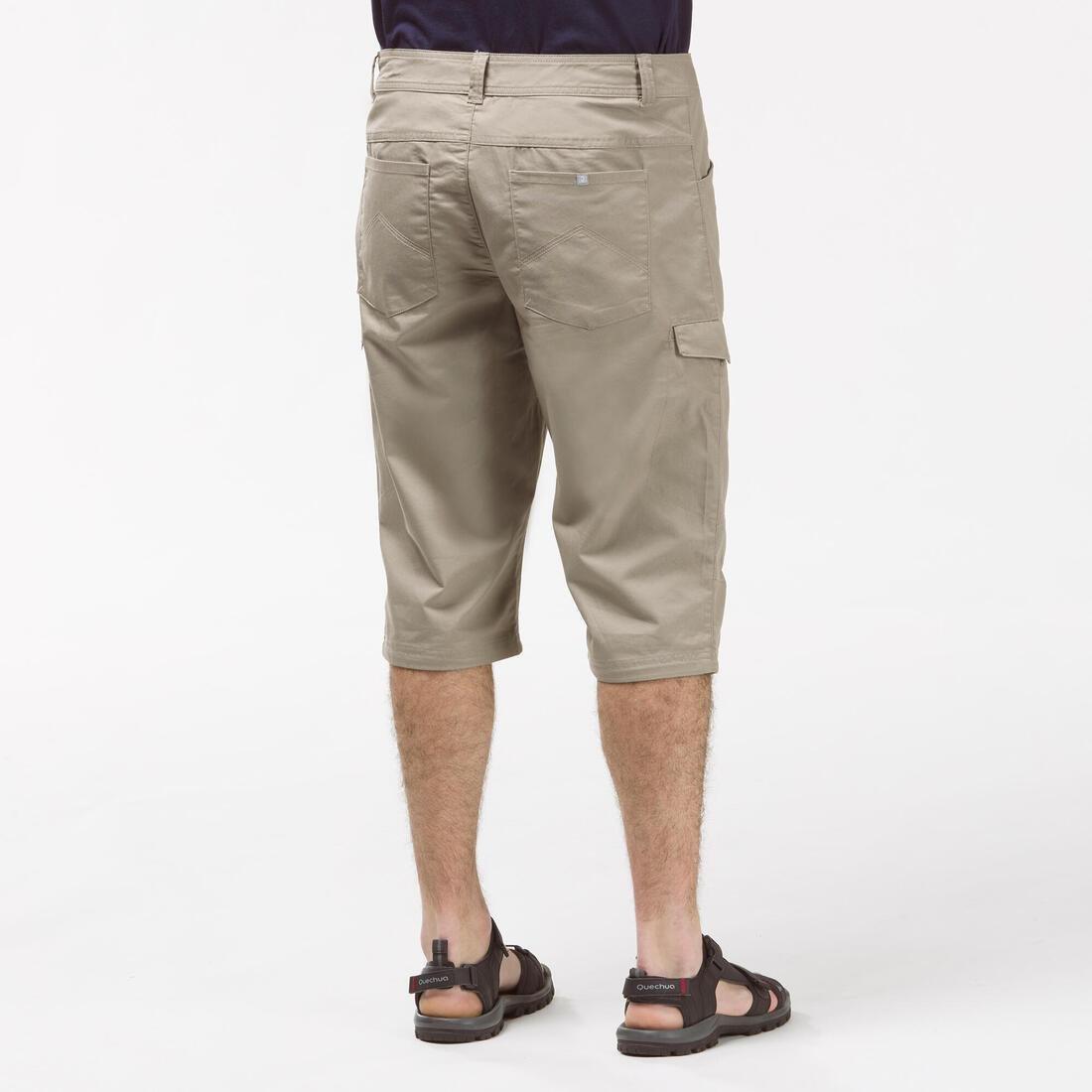 QUECHUA - Men's  Country Walking Bermuda Shorts - Nh500 Fresh, Iced Coffee