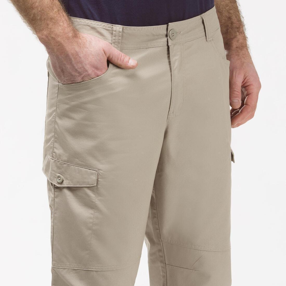 QUECHUA - Men's  Country Walking Bermuda Shorts - Nh500 Fresh, Iced Coffee