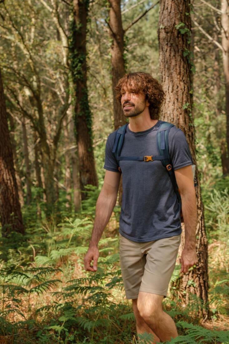 Men's Country Walking Shorts - Nh500 Regular, Iced Coffee, No Color, medium