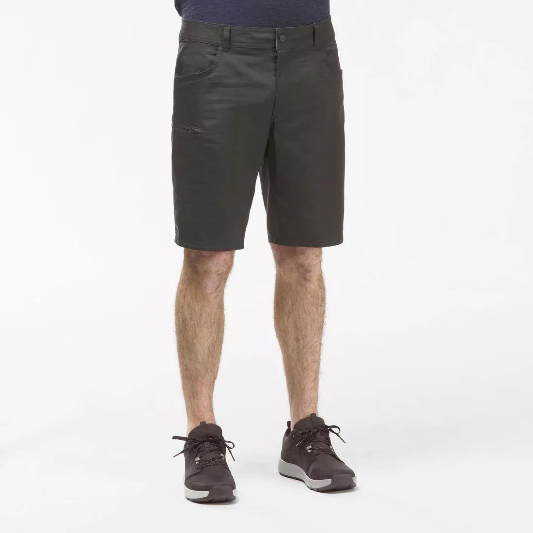 Men's Country Walking Shorts - Nh500 Regular, Carbon Grey, No Color, medium