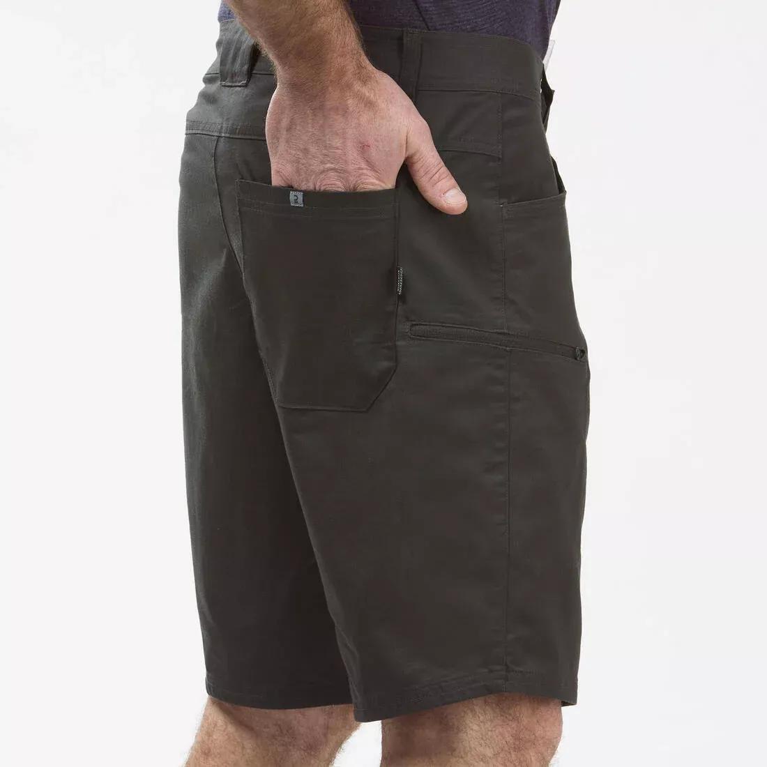 Men's Country Walking Shorts - Nh500 Regular, Carbon Grey, No Color, medium