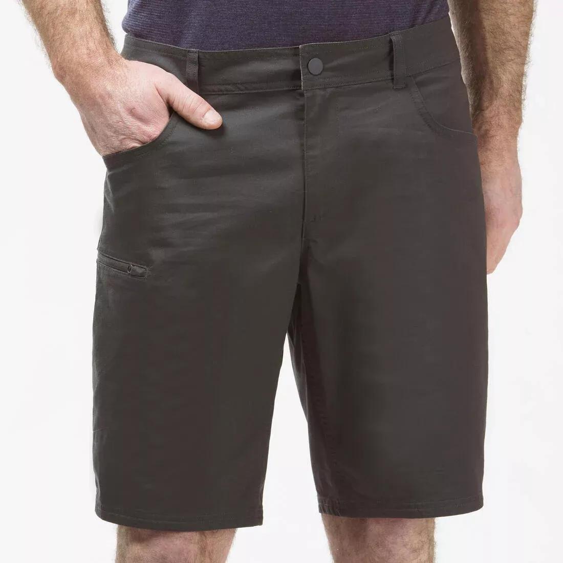 Men's Country Walking Shorts - Nh500 Regular, Carbon Grey, No Color, large image number 5