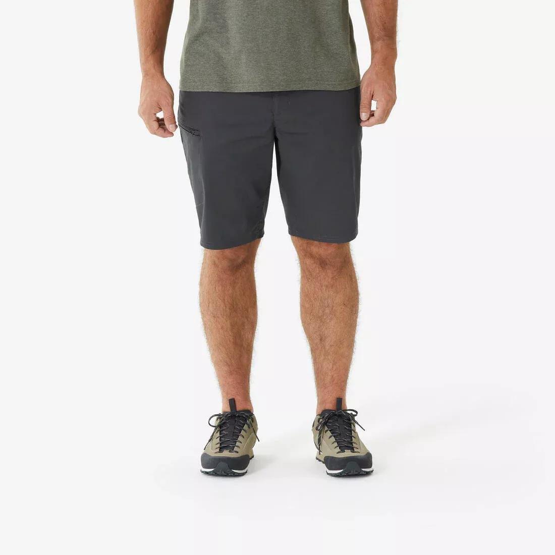 Men Hiking Shorts - NH500 Regular, Blue, No Color, medium