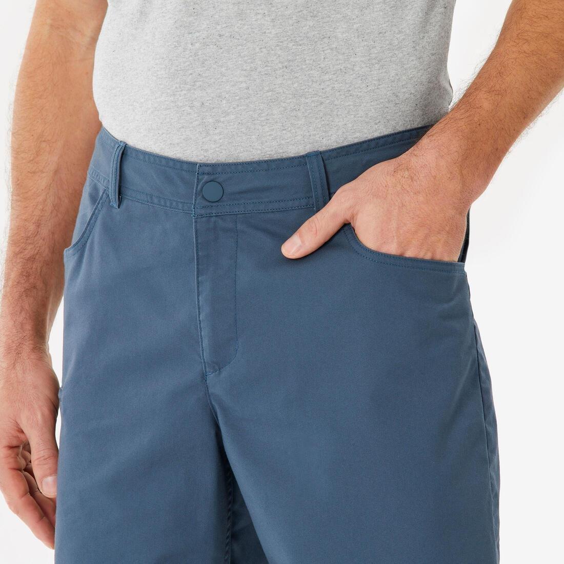 Men Hiking Shorts - NH500 Regular, Blue, No Color, large image number 5