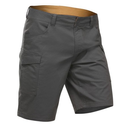 QUECHUA - Men's Country Walking Shorts - Nh500 Cargo, Carbon Grey